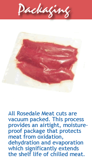 Kangaroo Meat vacuum packed for freshness